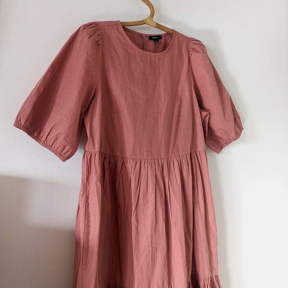 Mexx Dusty Rose Midi Dress - Picture 1 of 3